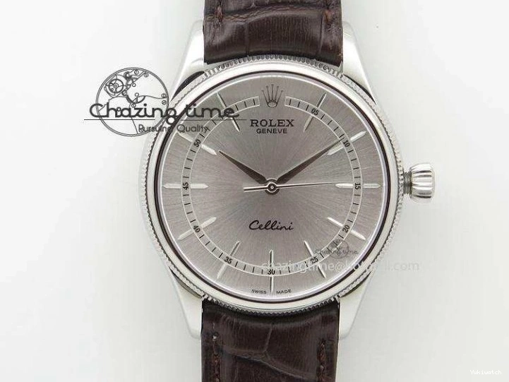 Date BP Markers Leather Real Strap Black Black on Edition Maker 50519 Sticks Dial SS Best SA3165 Cellini 0320